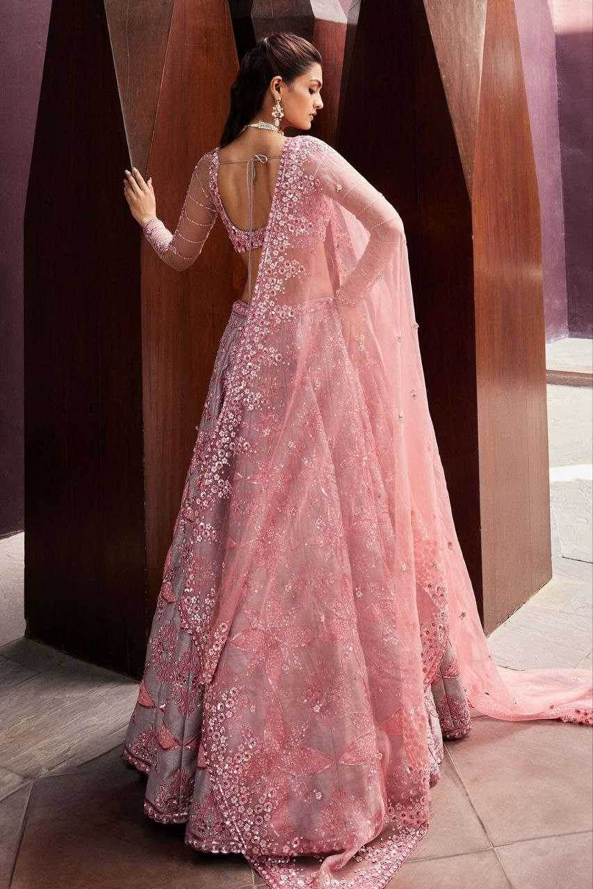 Silk Designer Traditional Embroidered Lehenga - MYLUXURY LANE ENTERPRISE